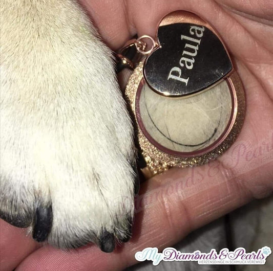 Herz Edelstahl rosegold Durchmesser 23 x 22 x 4 mm