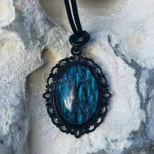 Cabochon-Kette, oval