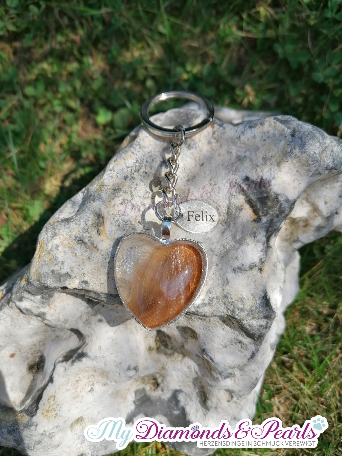 Schlichter Schlüsselanhänger - Herz