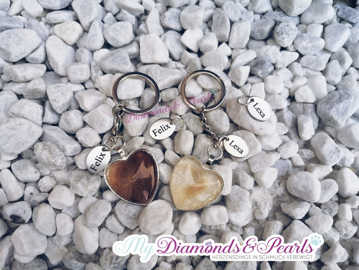 Schlichter Schlüsselanhänger - Herz