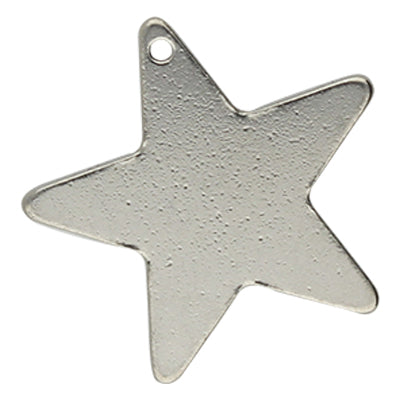 Stern Plättchen Edelstahl Durchmesser 16 mm