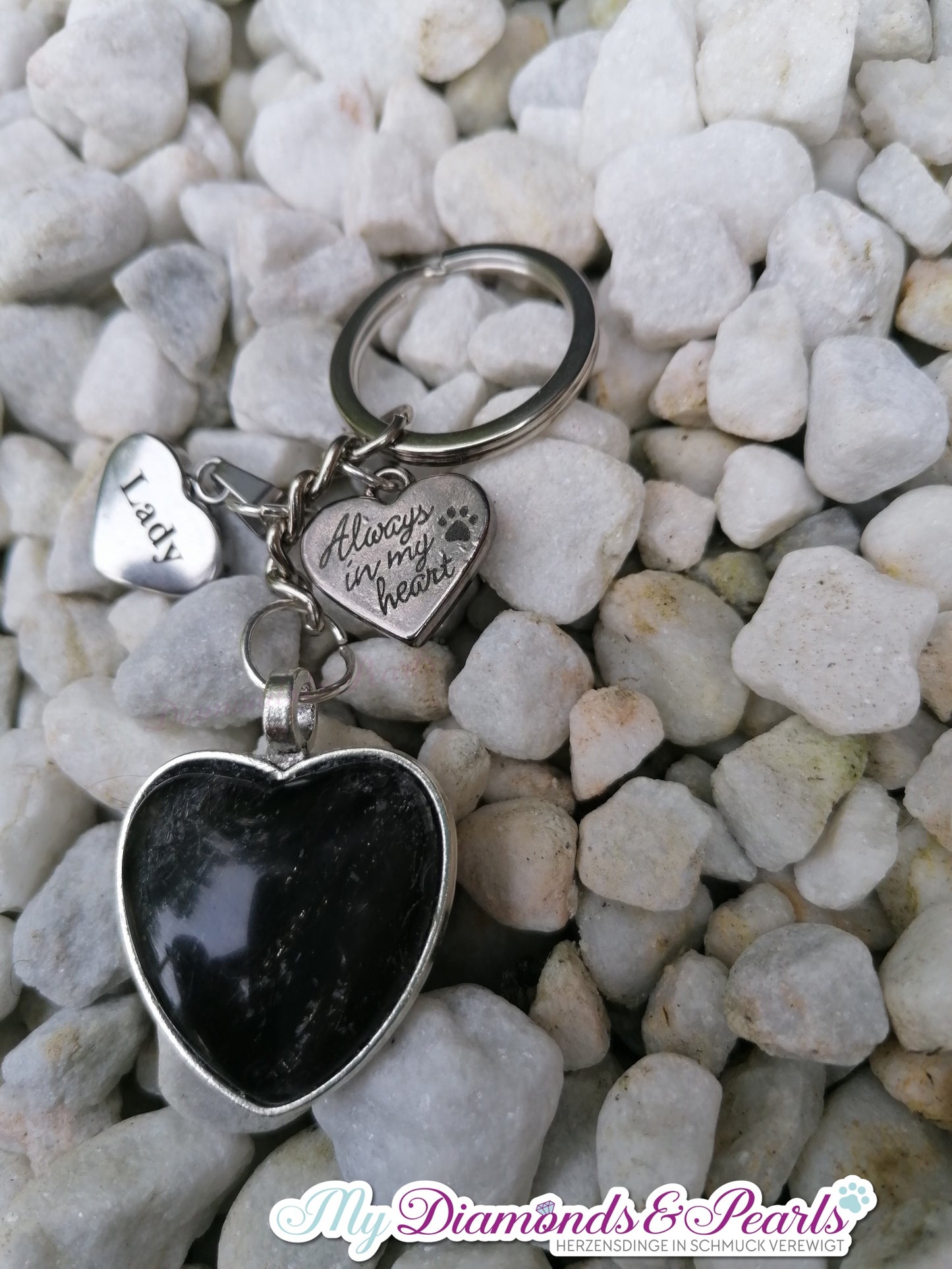 Schlichter Schlüsselanhänger - Herz