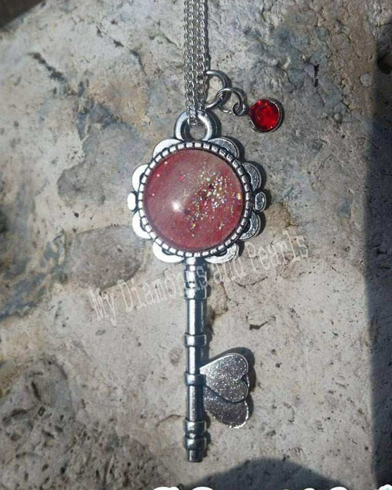 Schlüssel zum Herzen-Anhänger