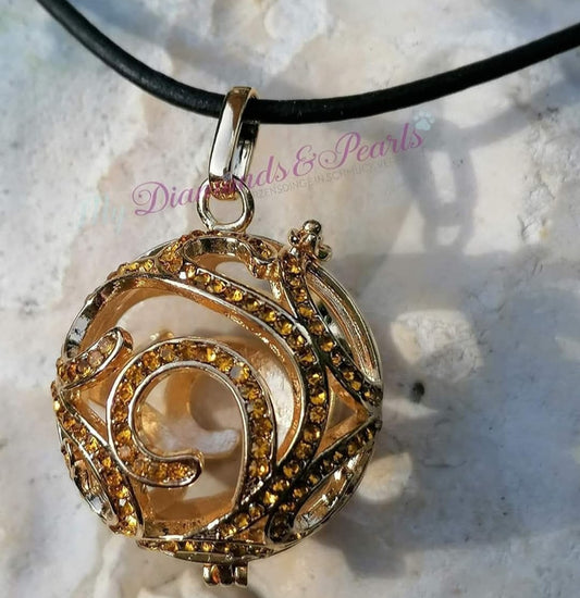 Strass-Kugel-Kette