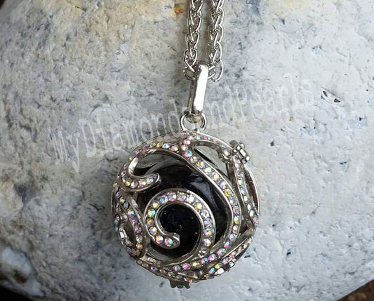 Strass-Kugel-Kette