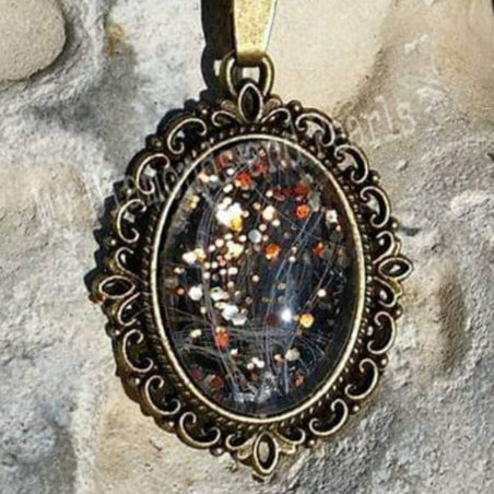 Cabochon-Kette, oval