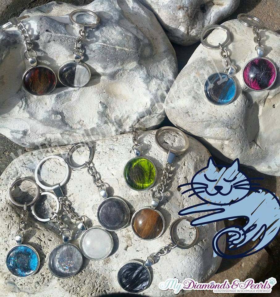 Schlichter Schlüsselanhänger - rund