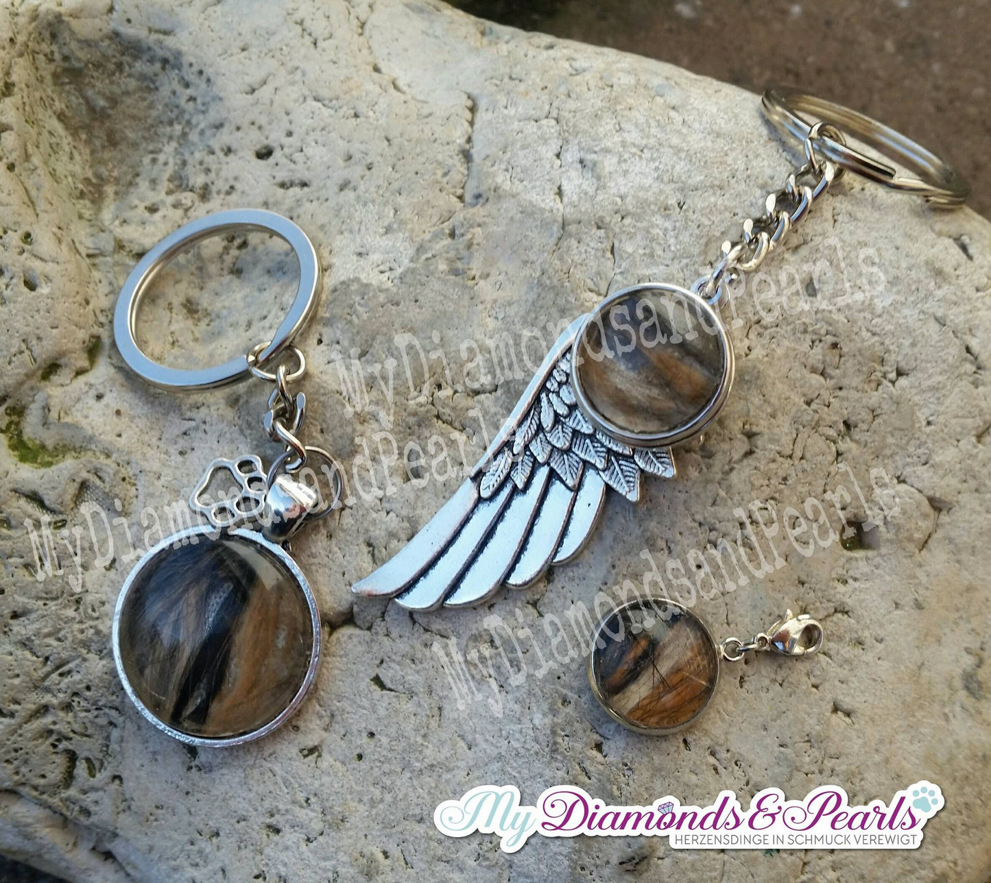 Schlichter Schlüsselanhänger - rund