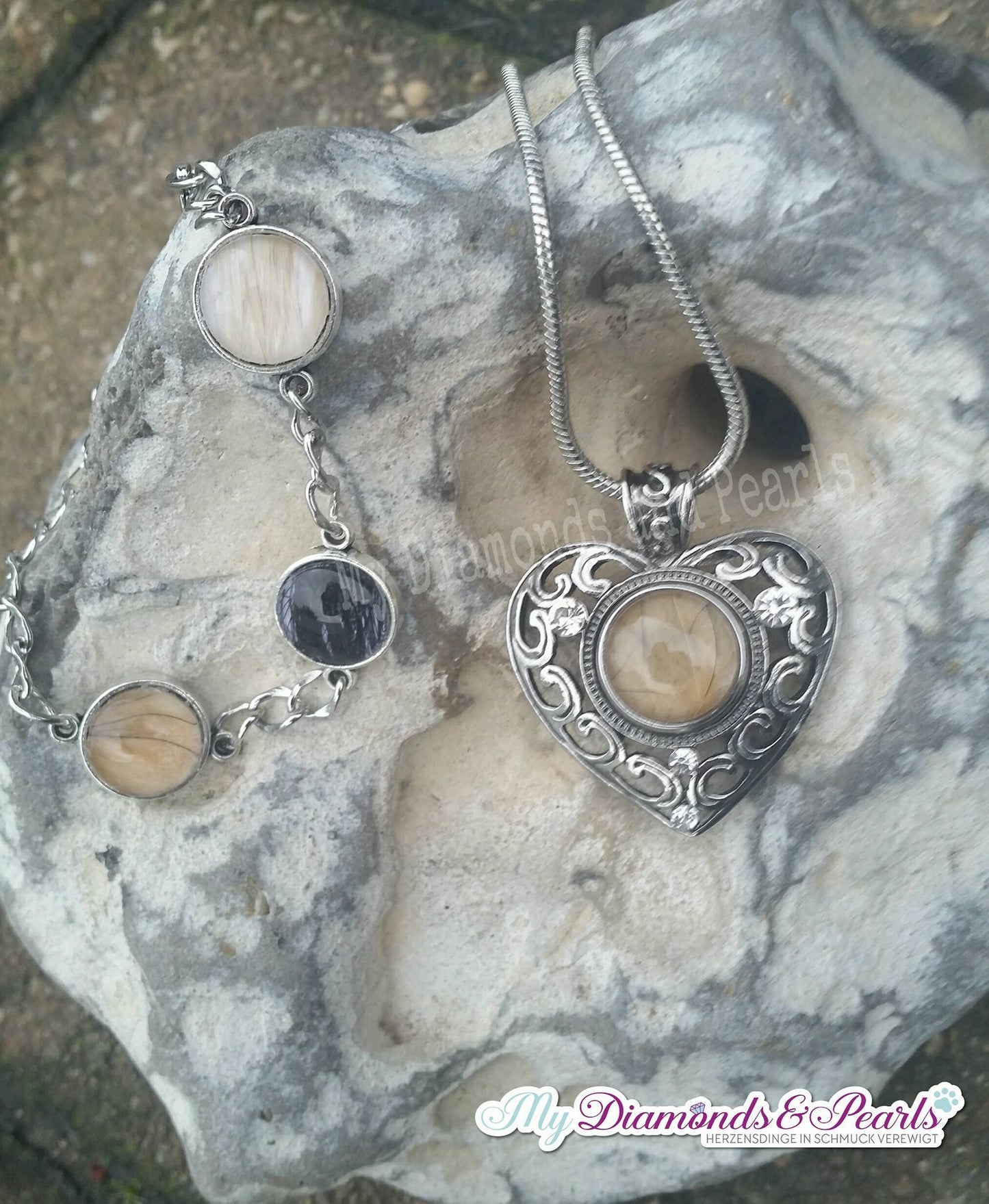 Herz-Anhänger - Vintage