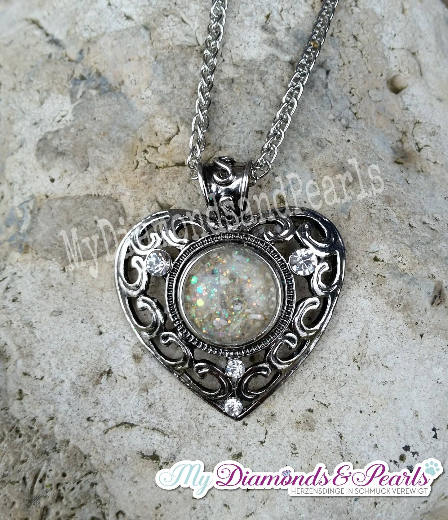 Herz-Anhänger - Vintage