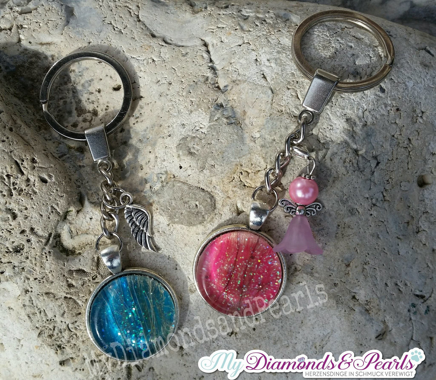 Schlichter Schlüsselanhänger - rund