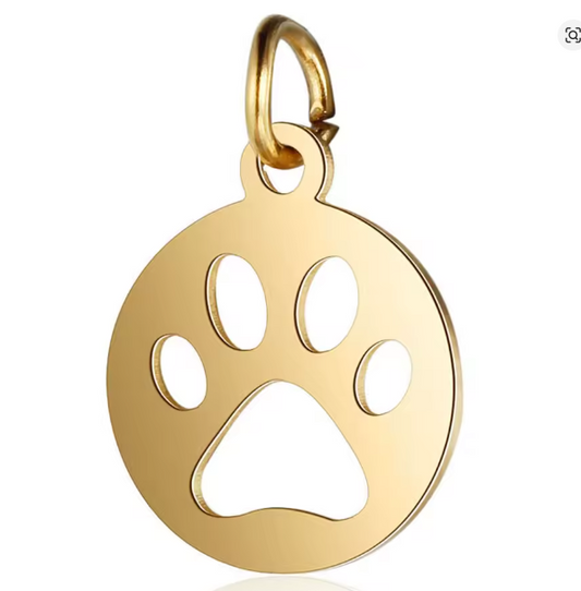 Charm Pfote rund